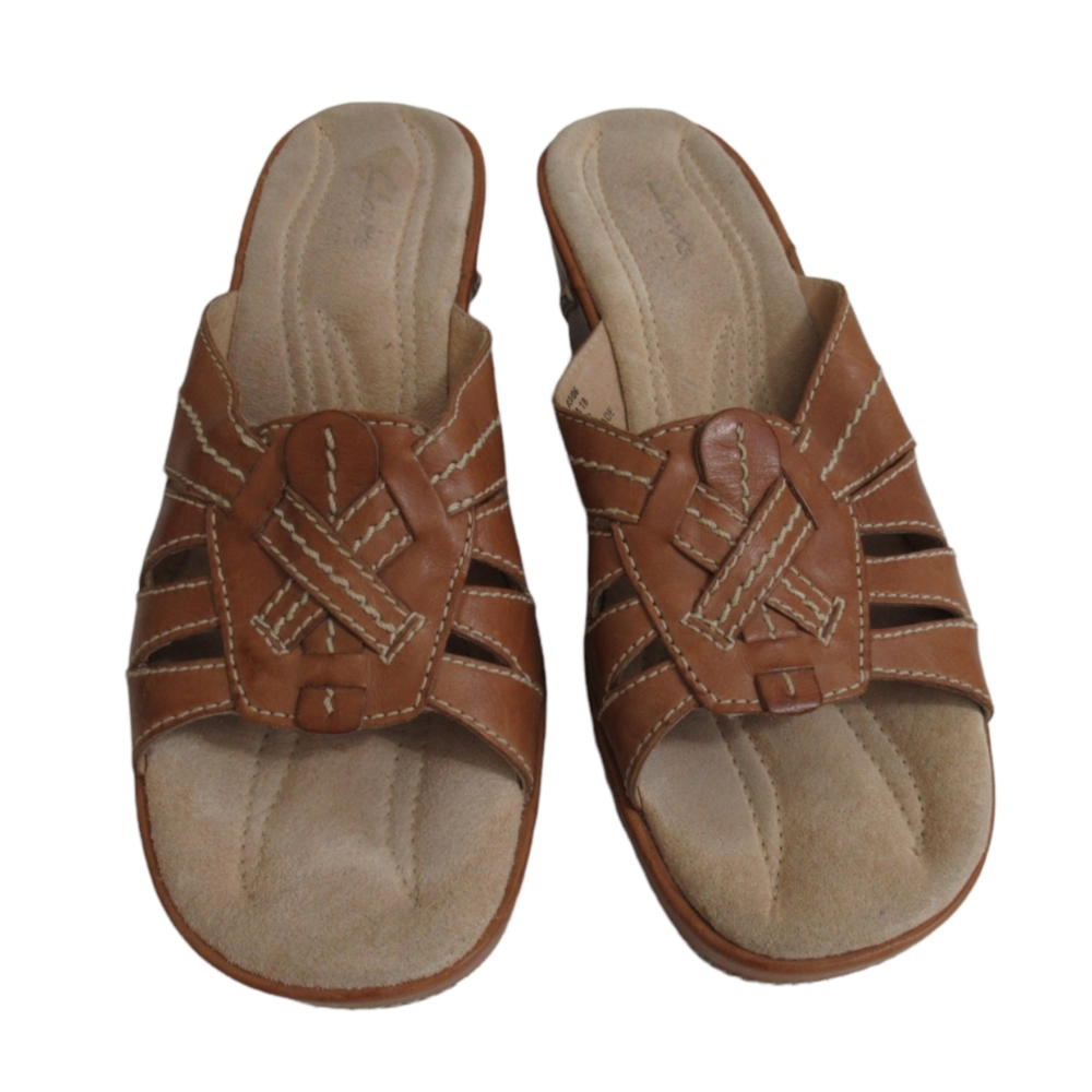 Clarks Artisan slip on leather sandals